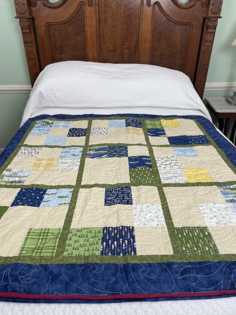 “The Lake” Lavender Weighted Blanket
