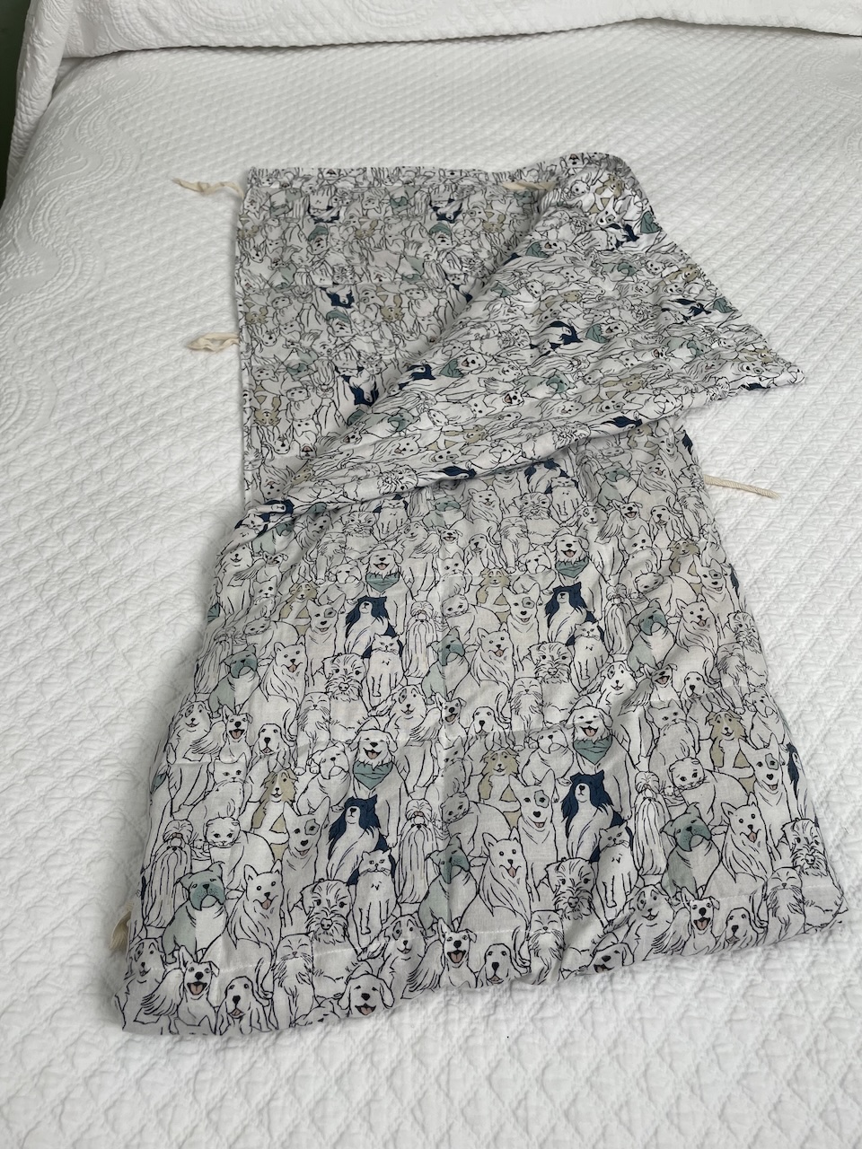 Handmade Lavender Weighted Quilt "Lakeside" - Image 4